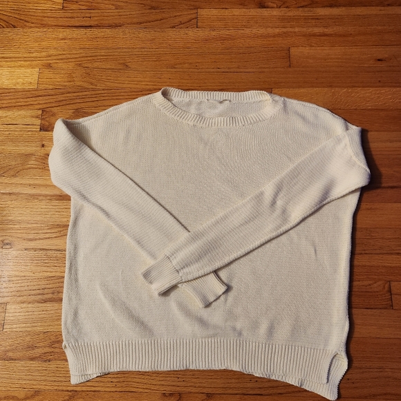 Emerson Fry Carolyn Sweater - Ivory Organic Cotton Size Medium - Picture 5 of 11